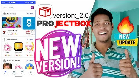 PROJECTBOX version 2.0 new update  download now #projectBox sketchware & Android studio