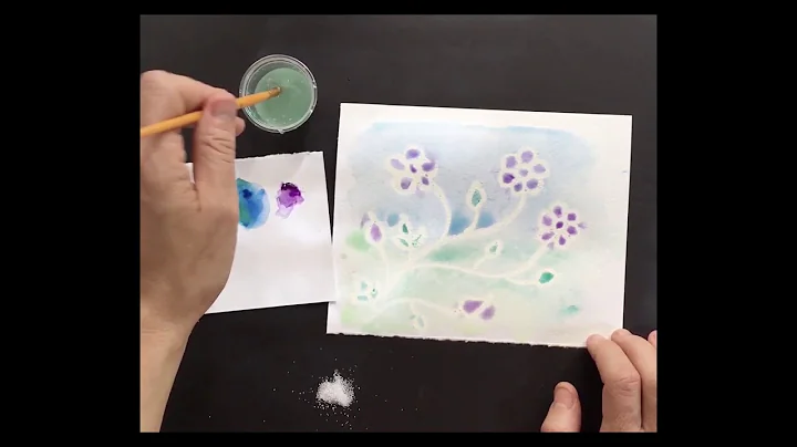 Peaceful watercolor timelapse with Sunita Canady, ft. music by Cathy DeWitt