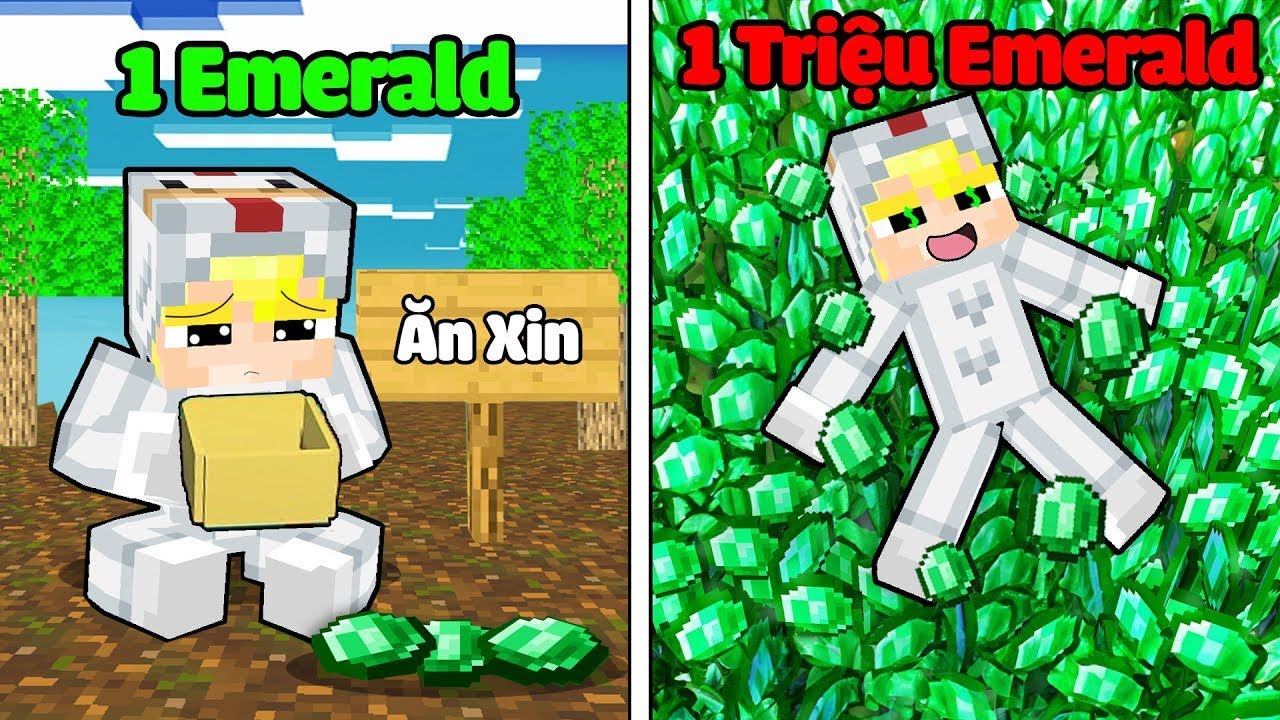 Tô Gà Nhưng Nếu Ngọc Lục Bảo = Tiền Trong Minecraft! 💲💲💲