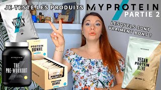 Je teste tous les produits MYPROTEIN Partie 2 | Ils sont bons ou pas ? | Hyacinthe