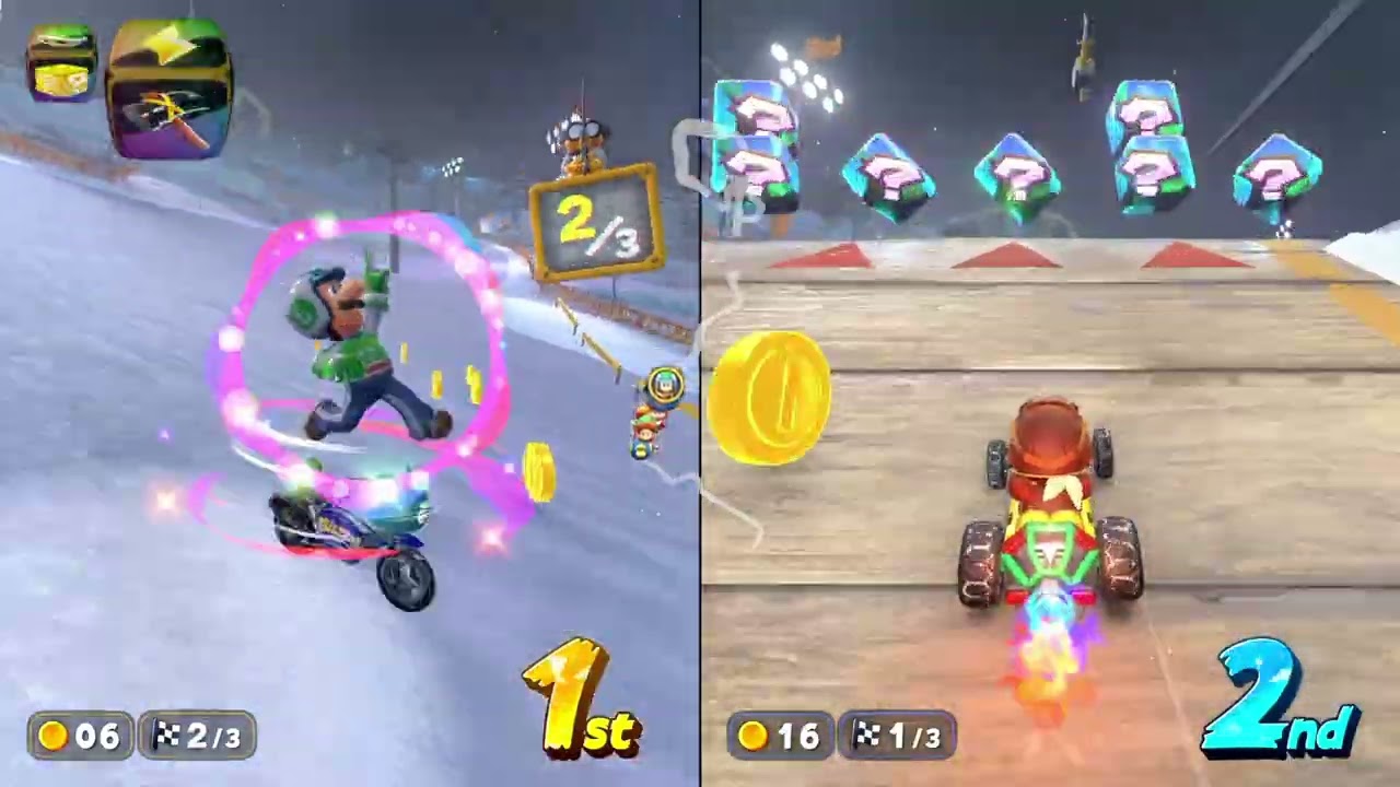 Mario Kart World Star Cup (2 Players) FUNNY Gameplay