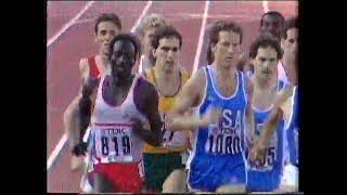 Abdi Bile wins Mens 1500m final at the 1987 World Athletics Championships Rome