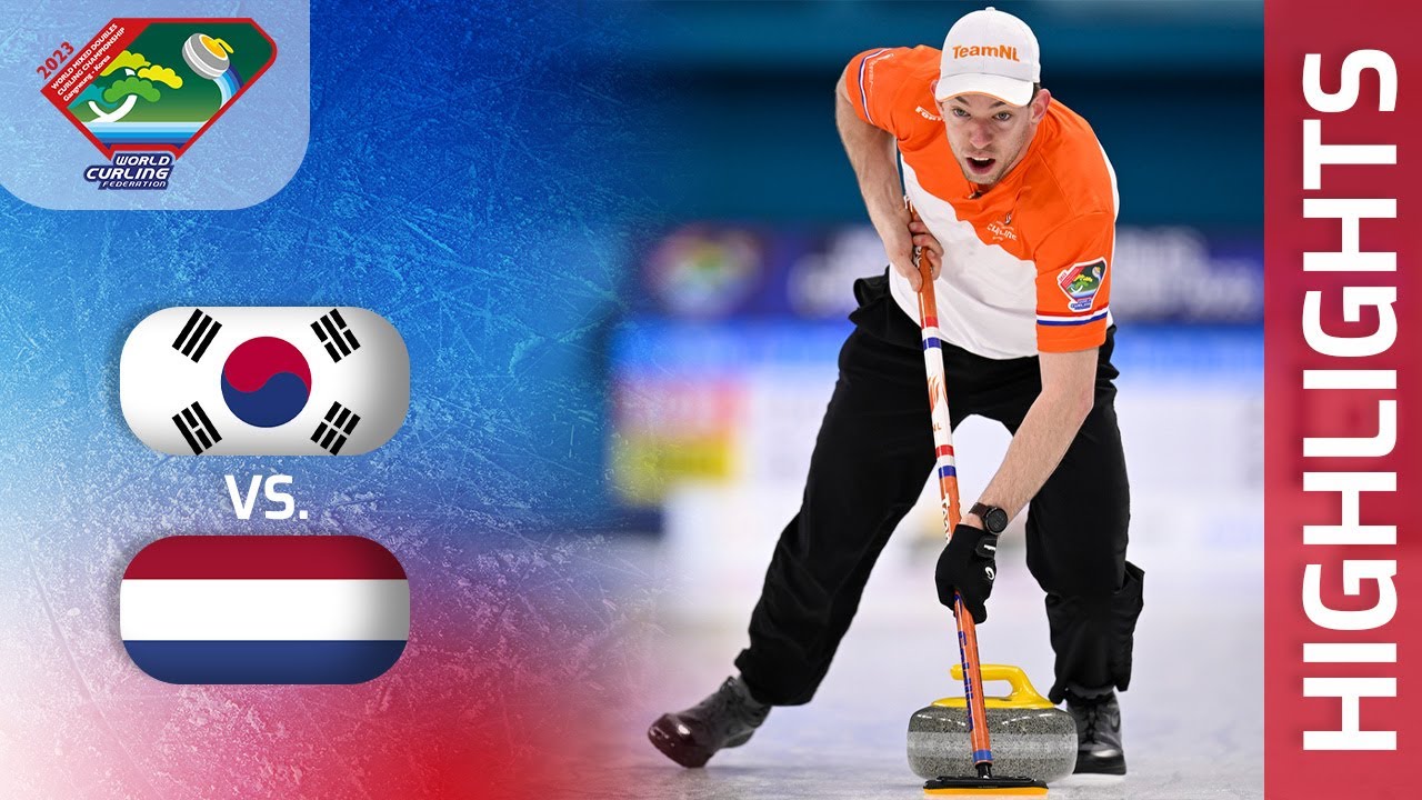 KOREA v NETHERLANDS - Round robin - World Mixed Doubles Curling Championship 2023