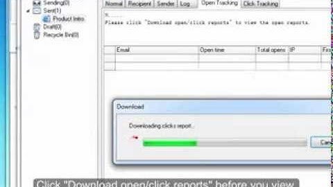 1and1Mail Demo - View Open and Click Reports