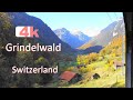 SWITZERLAND - GRINDELWALD - PART 13 - Walking Tour beautiful villages - pueblos - Suiza - 4K