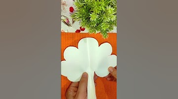 Tree shape cutting | Paper cutting | Paper crafts #shorts