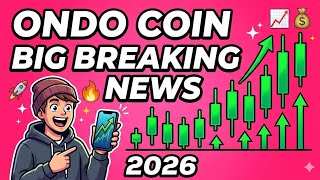 ONDO NEEDS TO BREAKOUT!🚨 | ONDO FINANCE PRICE PREDICTION &amp; NEWS 2026 🎯