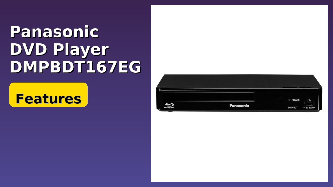 REVIEW (2026): Panasonic DVD Player DMPBDT167EG. ESSENTIAL details