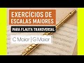 Escala de Dó Maior e Sol Maior para Flauta Transversal (Partitura + Áudio + Metrônomo) 