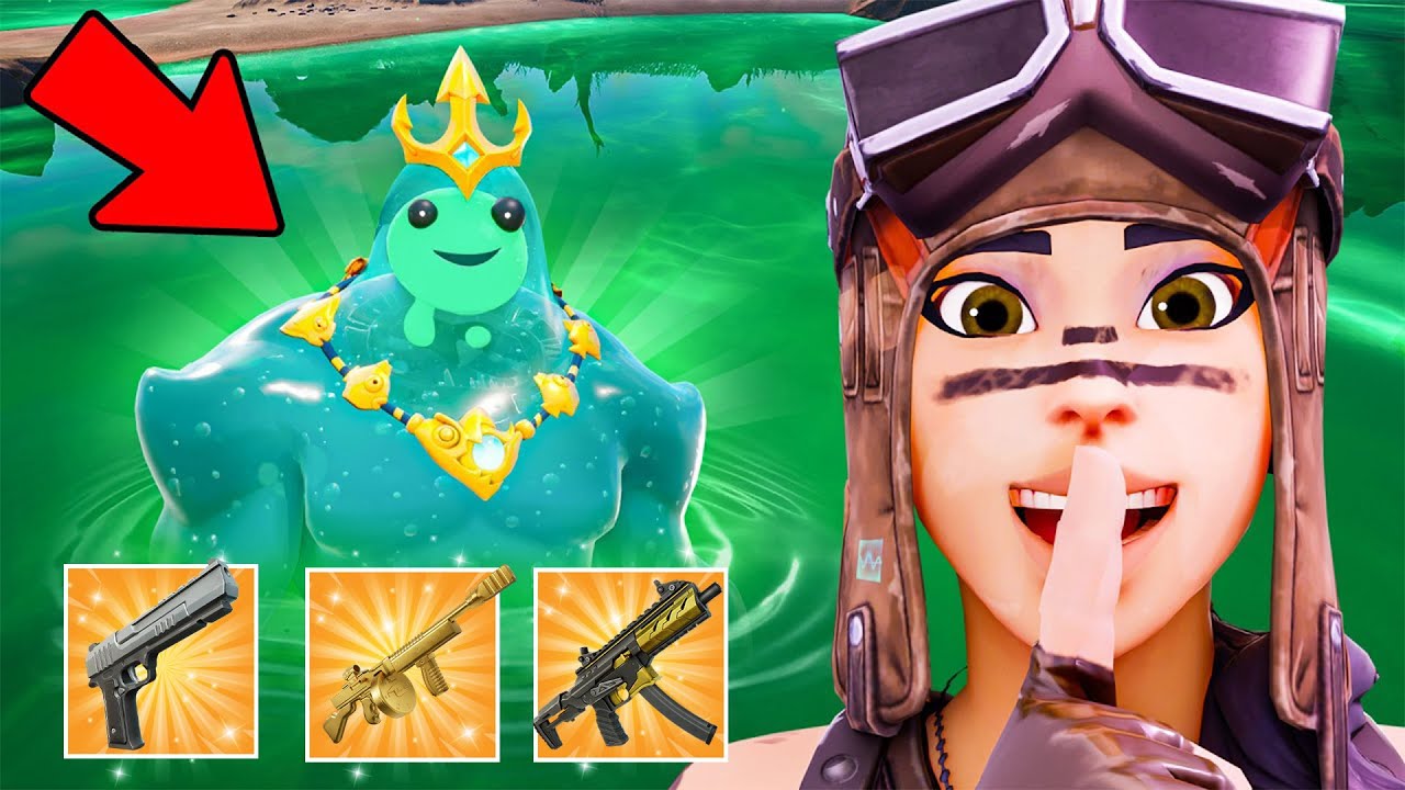 HIDE and LOOT aber AUF GANZER MAP in Fortnite! (crazy)