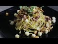 Carbonara di Finferli e Soppressata - Chef Gianluca Giannini