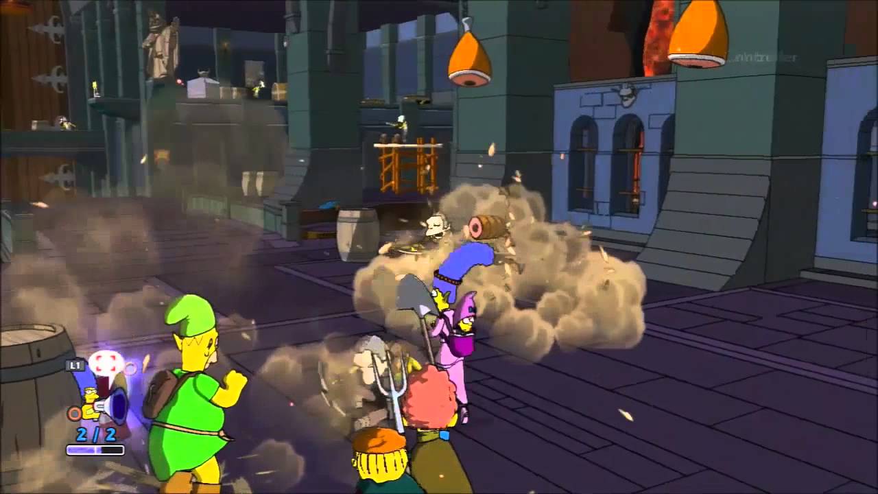 the simpsons game ps3 gameplay