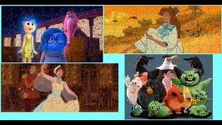 Inside Out Cartoon Anastasia Angry Birds Puzzle Games For Kids