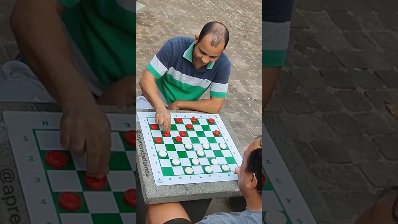 Golpe do Mestre Sansão. #jogodedamas #checkers #damas #aprendadamas #c