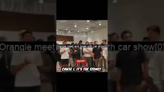 orangie receives gifts from meet and greet #orangie #brez #crypto