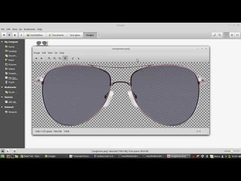 Real time glasses on face with python opencv