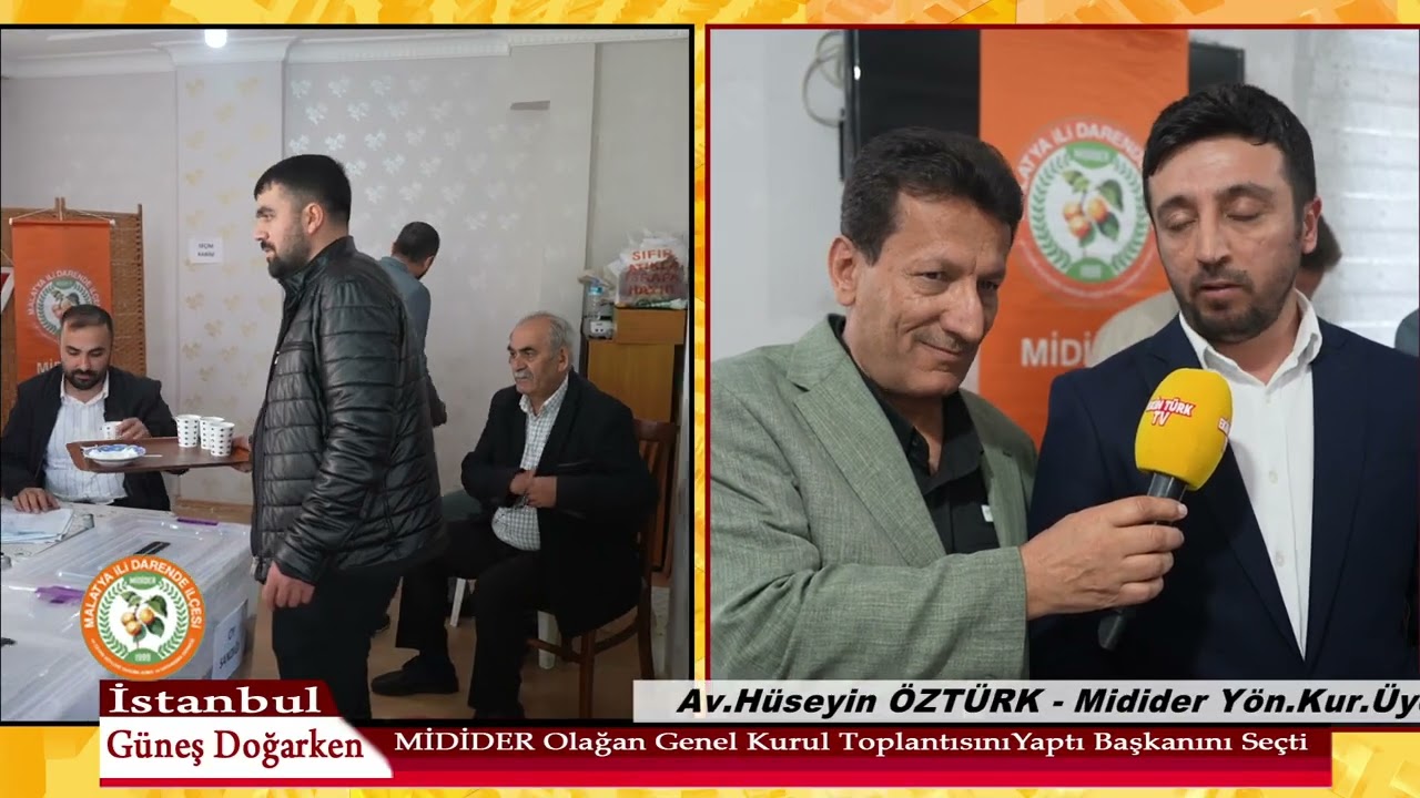 MİDİDER OLAĞAN GENEL KURUL TOPLANTISI BAŞKAN SEÇİMİ