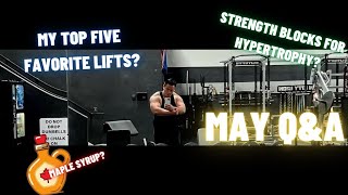 Strength and Size  Q&A (May 2022)