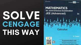 Best way to solve CENGAGE | Highly effective approach | #cengage #jee2022 #jee2023