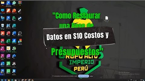 RESTAURAR Base de Datos SQL Server 📌SUPER FÁCIL📌2024