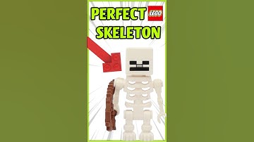 UPGRADING The LEGO Minecraft Skeleton Minifigure! #lego #legoshorts #minecraft