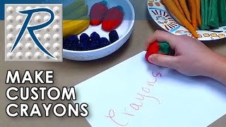 How To Make Custom Crayons Using a Silicone Mold