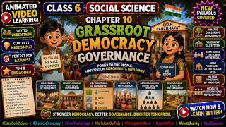 🏡 Grassroots Democracy - Governance Explained | Learning Made Easy | Class 6 | POWER TO THE PEOPLE ⚡