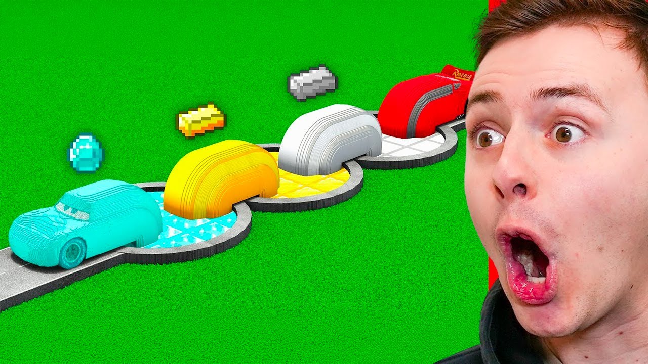 MINECRAFT Portál PROMĚNIL všechna auta na Bloky?!