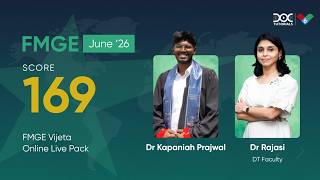Fmge Toppers Interview Dr Kapaniah Prajwal - Score 169 Fmge Jun 26 Achiever Dr Rajasi