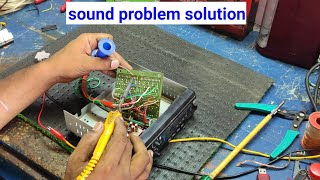 how to repair car USB player//sound problem solution