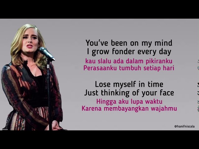 Adele - One And Only | Lirik Terjemahan class=