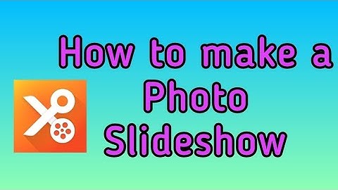 How to create a slideshow with photos only using with Youcut Editor app
