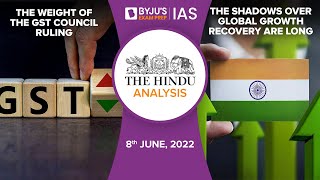 'The Hindu' Newspaper Analysis for 8th June 2022. (Current Affairs for UPSC/IAS)