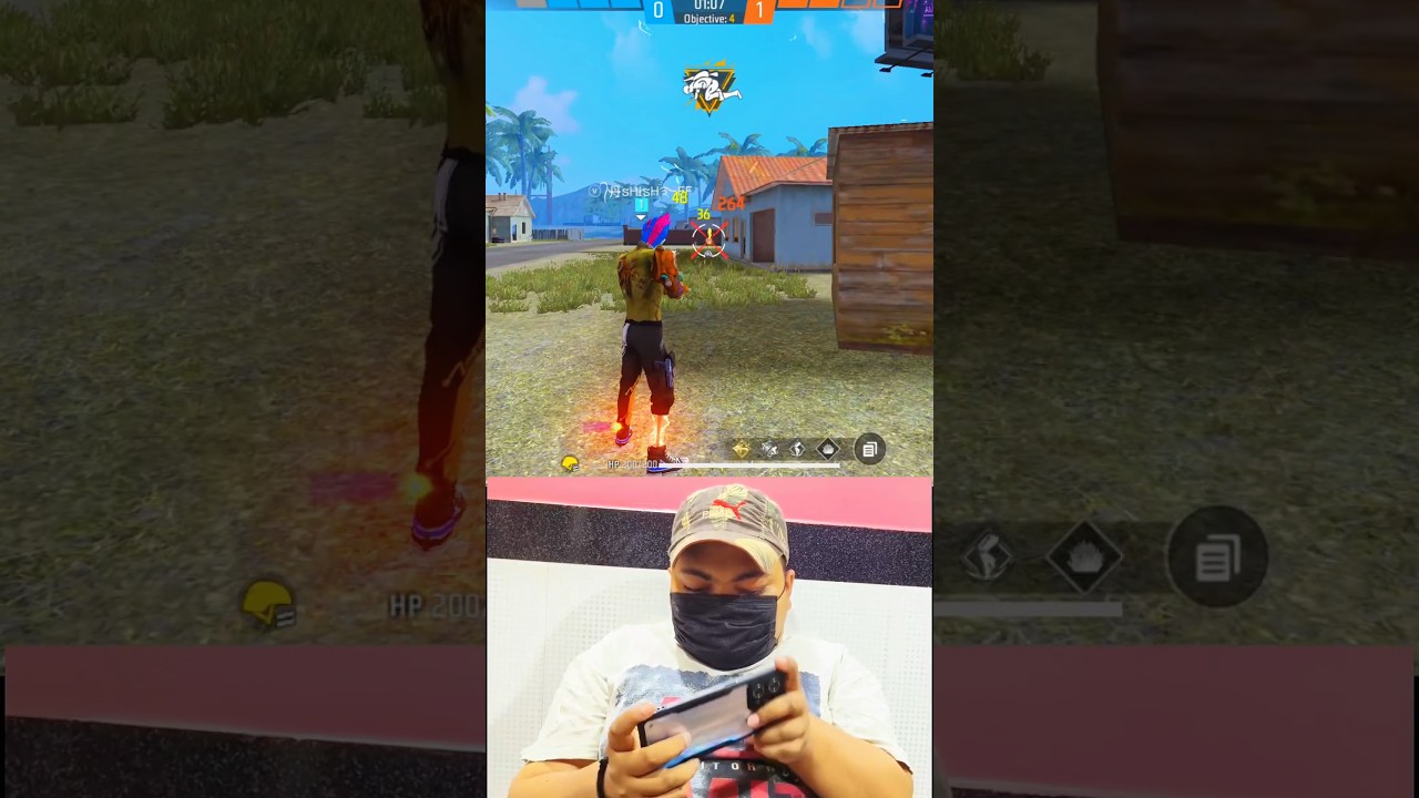 MY FIRST FACECAM GAMEPLAY 🫣😳 1 VS 4 SITUATION | Garena FREEFIRE 