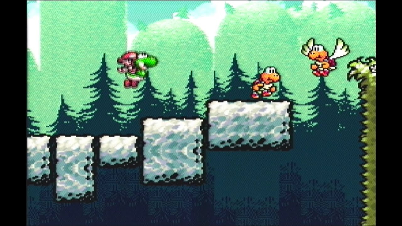 ☆スーパーマリオ☆ヨッシーアイランド】ノコノコとパタパタがいた【2