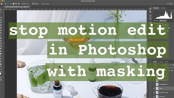 Stop Motion Edit in Photoshop WITH MASKING! - Product Photography