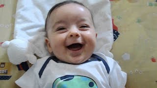 Listen to the sound of a baby laughing