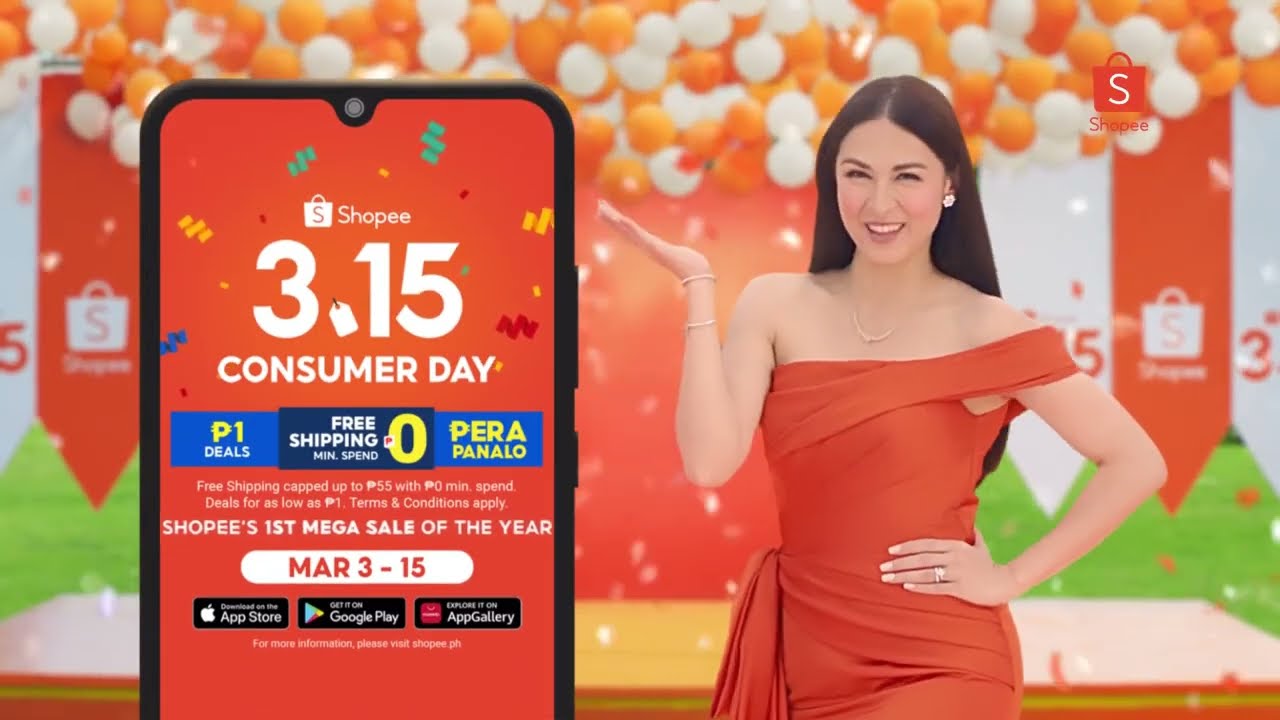 Shopee 3.3 (2022) to MAR15 (2022) Consumer Day TVC March 2022 15s