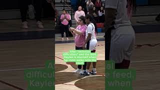 Soldier surprises her daughter on basketball court | Militarykind #Shorts