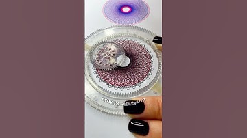 wOw Spirograph #spirograph #art #asmr #viral #satisfying #usa #pattern #shorts