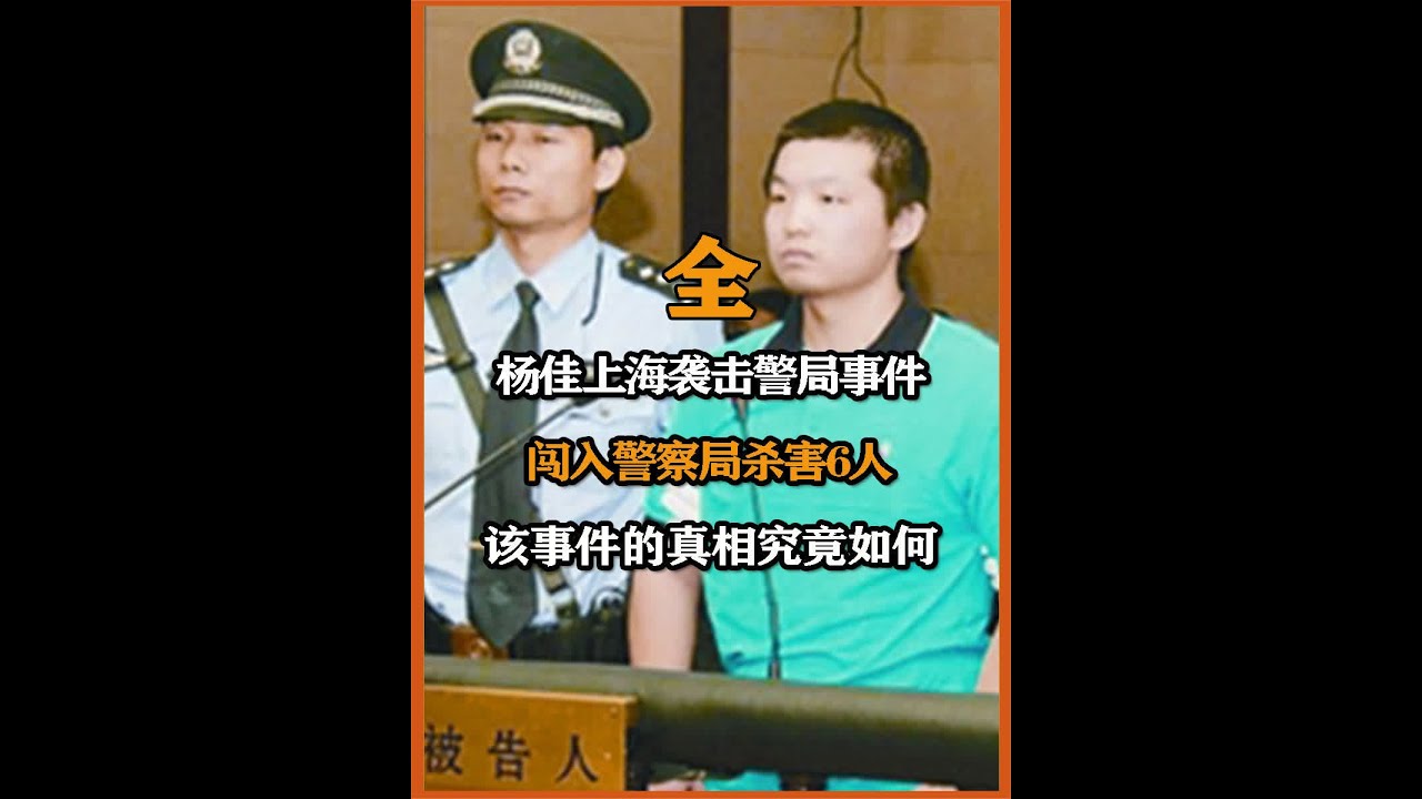 杨佳上海袭击警事件，狂杀6名警察后狂言“赚了”，真相到底如何 - YouTube