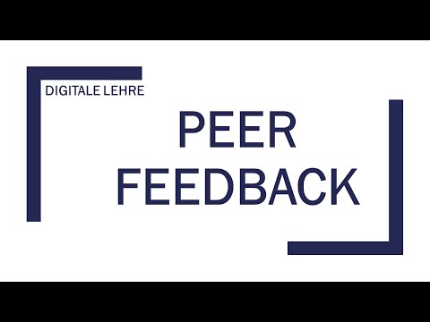 Video: Die Nutzung Von Peer-Feedback Während Des Kollaborativen Lernens In Der Medizinischen Grundausbildung: Eine Systematische Überprüfung