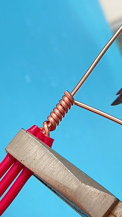 Twisting technique for three single-core electrical wires #diy #electric #electrician