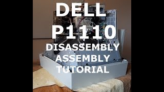 Dell P1110 crt disassembly and assembly guide