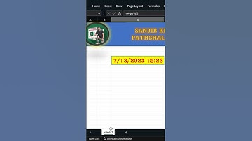 Digital clock in excel 😱🕒🔥#shorts #excel #excelshorts #sanjibkipathshala