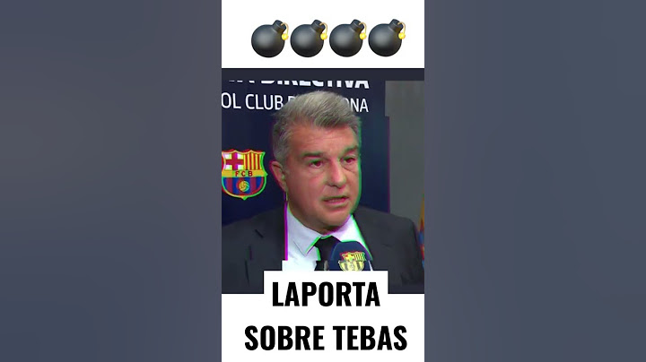 💥 LAPORTA pone en su sitio a Tebas!! #fcbarcelona #barça #barcelona