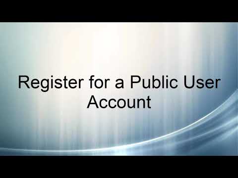 How-to Register for an Account in Citizen Access