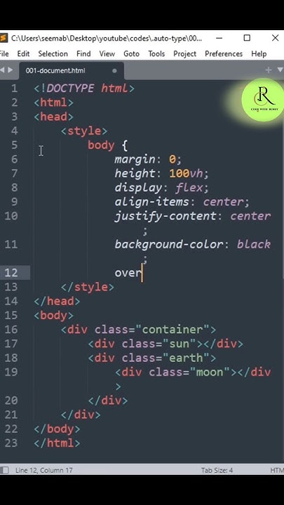 Mini Project Using HTML Css || Solar System #shorts #programming #code ...