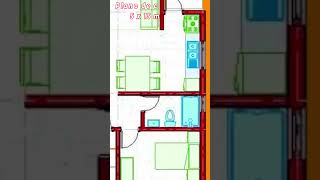 Plano Casa de 5 x 15 metros  #diseño #casa #planosdearquitectura