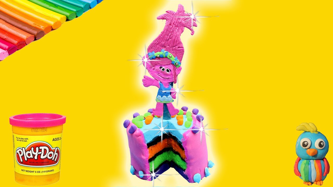 business process modeling Trolls PLAY DOH cake princess Poppy Play Dough DIY from Creative bird